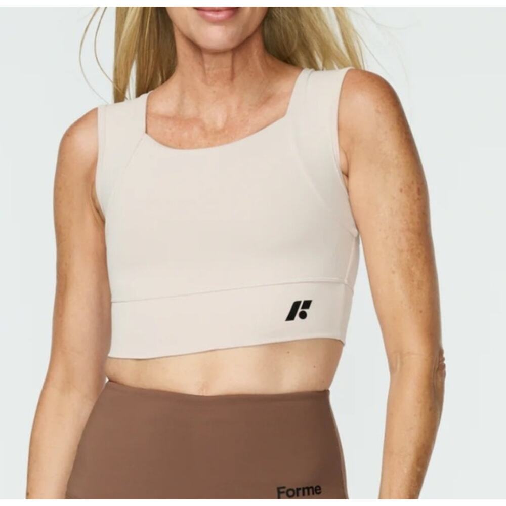 Forme Revive Sports Bra In Ecru - Size XS - Picture 7 of 8
